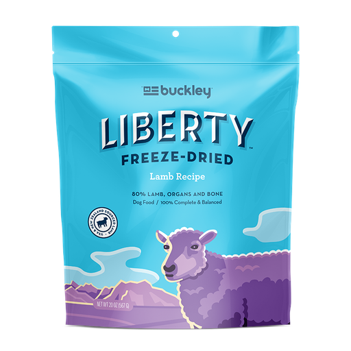 BUCKLEY Liberty Lamb Recipe Freeze Dried Dog Food 567g