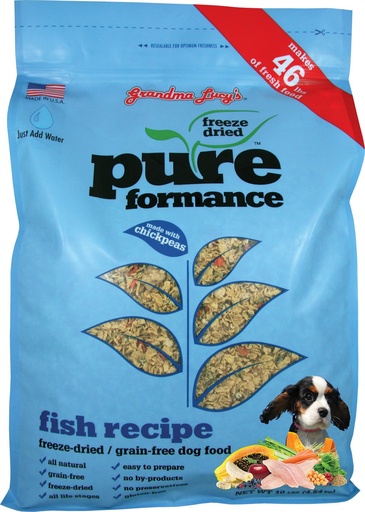 GRANDMA LUCY'S Pureformance Fish Grain-Free Freeze-Dried Dog Food 1.36kg