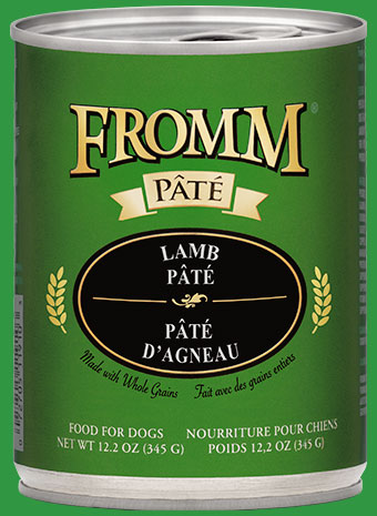 FROMM Gold Lamb Pate Case of 12 Wet Canned Dog Food 345g