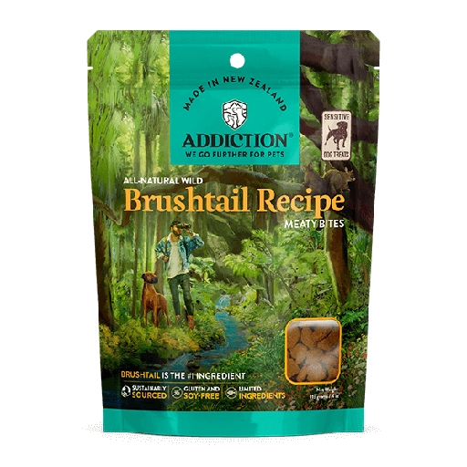 ADDICTION Meaty Bites Brushtail Grain-Free Dog Treats 113g