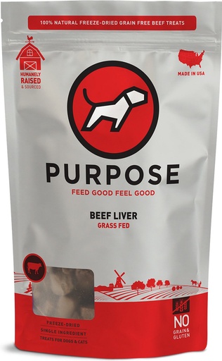 PURPOSE Beef Liver Freeze-Dried Dog Treats 85g