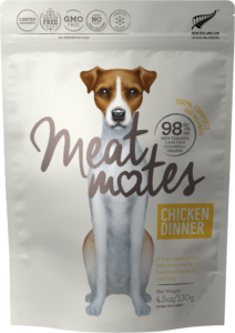 MEAT MATES CHICKEN DINNER FREEZE DRIED DOG FOOD 400G