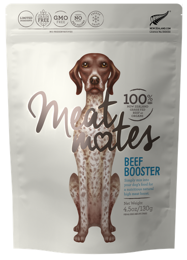 MEAT MATES Beef Booster Freeze-Dried Dog Food Topper 400g