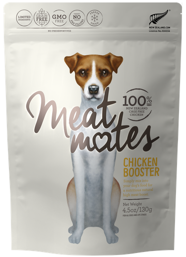 MEAT MATES Chicken Booster Freeze-Dried Dog Food Topper 400g