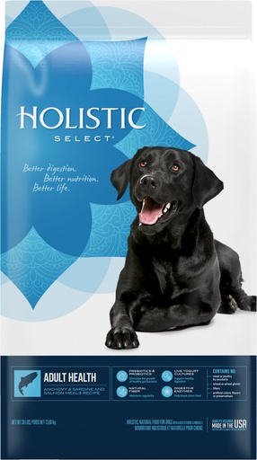 HOLISTIC SELECT Adult Health Anchovy, Sardine &amp; Salmon Meals Recipe Dry Dog Food 13.6kg