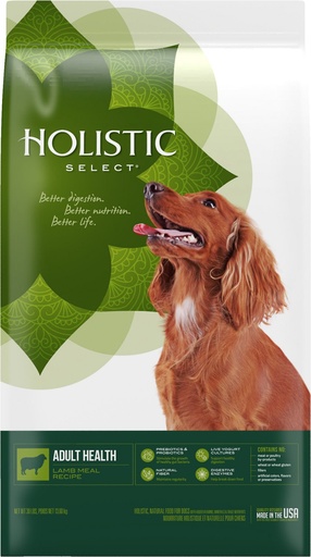 HOLISTIC SELECT Adult Health Lamb Meal Recipe Dry Dog Food 13.6kg