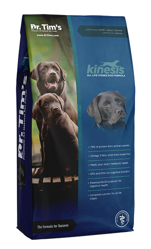 DR TIMS KINESIS PREMIUM ALL LIFE STAGES DOG FOOD 18.1KG