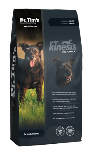 DR TIMS KINESIS PREMIUM SENIOR DRY DOG FOOD 18.1KG