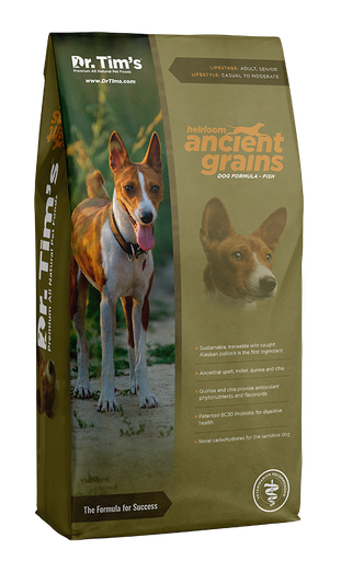 DR TIMS HEIRLOOM ANCIENT GRAINS FISH FORMULAR DRY DOG FOOD 6.8KG