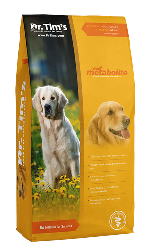 DR TIMS METABOLITE WEIGHT MANAGEMENT FORMULA DRY DOG FOOD 10.88KG