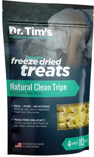 DR TIMS Freeze-Dried Clean Tripe Dog Treats 113g