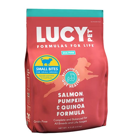 LUCY PET SMALL BITES Salmon, Pumpkin and Quinoa Dry Dog Food 2kg