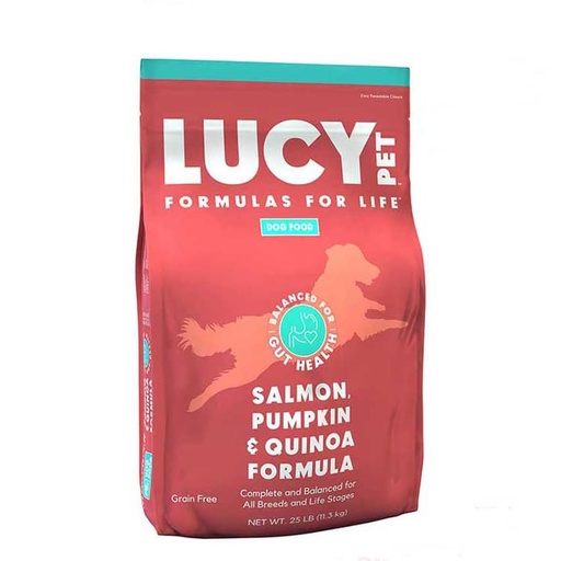 LUCY PET Formulas For Life Salmon, Pumpkin and Quinoa Dog Diet Dry Dog Food 11.8kg