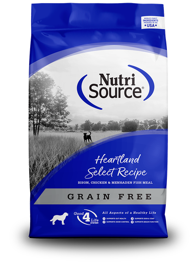 NUTRI SOURCE Heartland Select Recipe Grain Free Puppy Dry Dog Food 13.6kg