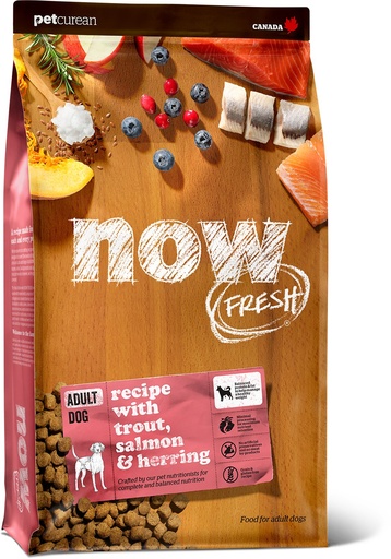 NOW FRESH Grain-Free Adult Fish Recipe Dry Dog Food 10kg