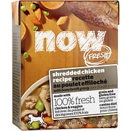 NOW FRESH Grain-Free Shredded Chicken with Bone Broth Gravy Case of 12 Wet Dog Food 354g