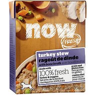 NOW FRESH Grain-Free Turkey Stew With Bone Broth Case of 12 Wet Dog Food 354g