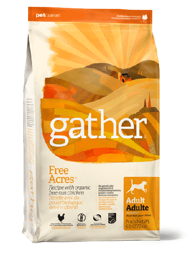 GATHER Free Acres Organic Free-Run Chicken Dry Dog Food 7.2kg