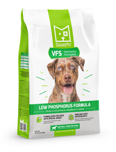 SQUAREPET VFS LOW PHOSPHORUS FORMULA DRY DOG FOOD 10KG