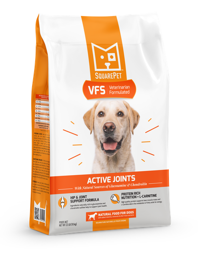 SQUAREPET VFS ACTIVE JOINTS FORMULA DRY DOG FOOD 10KG