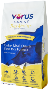 VERUS Canine Puppy Advantage Chicken Meal, Oats &amp; Brown Rice Holistic Formula Dry Dog Food 11.3kg