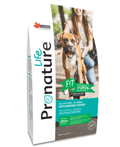 PRO NATURE LIFE FIT GREEN+ WITH DEBONED CHICKEN ALL LIFE STAGES ALL BREED DRY DOG FOOD 11.3KG