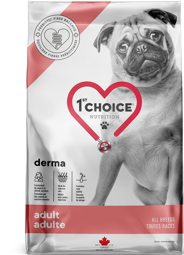 1ST CHOICE Derma, Salmon Formula Adult All Breeds Grain-Free Dry Dog Food 2kg