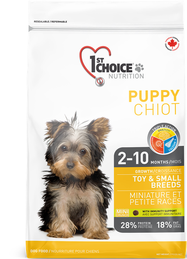 1ST CHOICE Growth, Chicken Formula Toy and Small Breeds Puppy Dry Dog Food 2.72kg