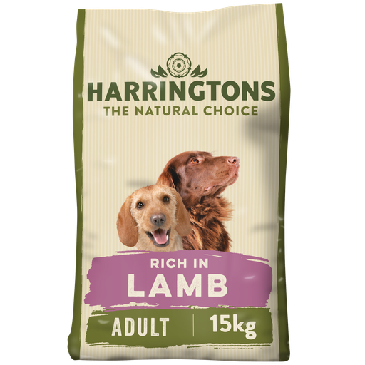 HARRINGTONS COMPLETE RICH IN LAMB &amp; RICE DRY DOG FOOD 15KG