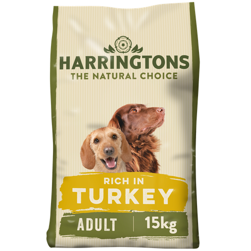 HARRINGTONS COMPLETE RICH IN TURKEY &amp; VEGETABLE DRY DOG FOOD 15KG