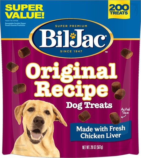 BIL-JAC Original Recipe with Liver Soft Dog Treats 567g