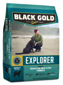 BLACK GOLD Explorer Ocean Fish Meal &amp; Oat Formula Dry Dog Food 18.1kg