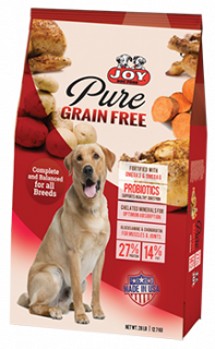 JOY Pure Grain-Free Chicken and Potatoes Dry Dog Food 12.7kg