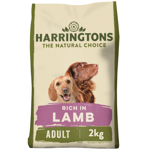 HARRINGTONS COMPLETE RICH IN LAMB &amp; RICE PACK OF 4 DRY DOG FOOD 2KG