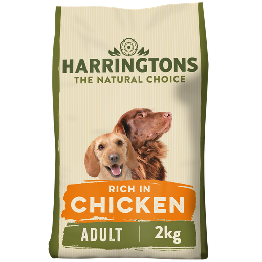 HARRINGTONS COMPLETE RICH IN CHICKEN &amp; RICE PACK OF 4 DRY DOG FOOD 2KG