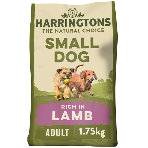 HARRINGTONS SMALL DOG COMPLETE RICH IN LAMB &amp; RICE PACK OF 4 DRY DOG FOOD 1.75KG