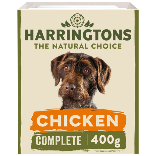 HARRINGTONS CHICKEN WITH POTATO &amp; VEGETABLES GRAIN FREE PACK OF 8 WET DOG FOOD 400G