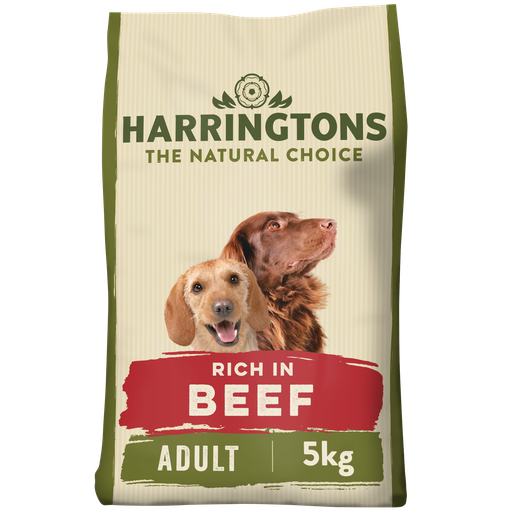 HARRINGTONS COMPLETE RICH IN BEEF &amp; RICE DRY DOG FOOD 5KG