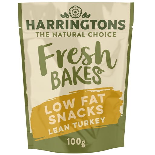 HARRINGTONS LEAN TURKEY LOW FAT GRAIN FREE PACK OF 7 DOG TREATS 100G