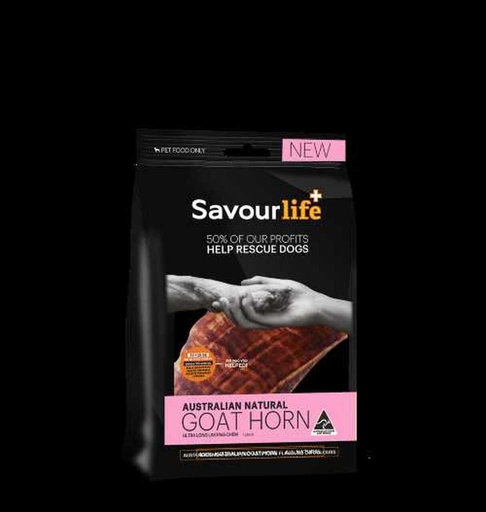 SAVOURLIFE Australian Goat Horn - 1 piece Dog Treat 150g