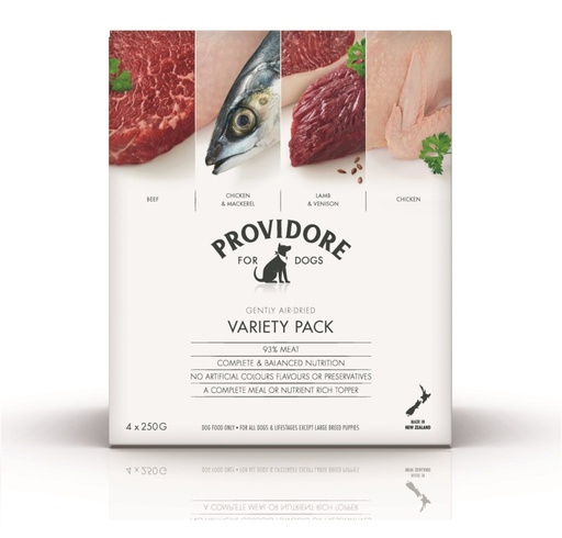 PROVIDORE 93% Meat Food Variety Pack Adult Dog Food 1kg