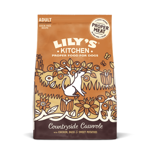 LILY"S KITCHEN Chicken &amp; Duck Grain-Free Adult Dry Dog Food 12kg