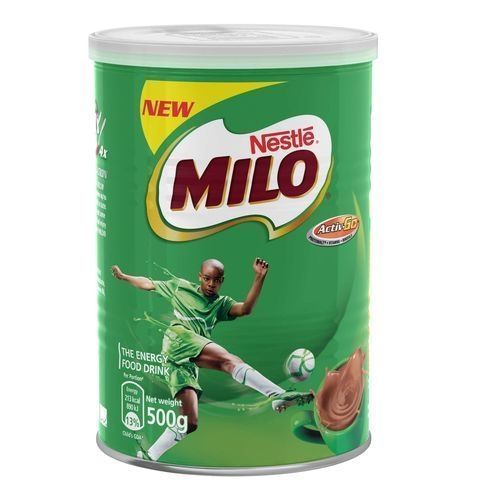 NESTLE Milo Hot Chocolate Tea Carton of 12 Tin 500g