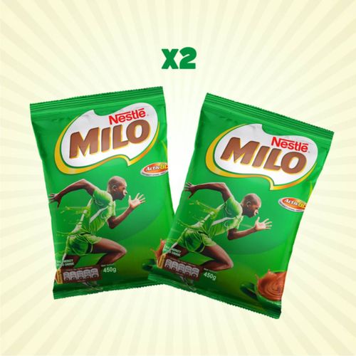 NESTLE MILO Hot Chocolate Refill Pack of 2 450g