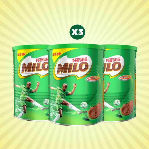 NESTLE MILO Hot Chocolate Tin, Pack of 3 500g