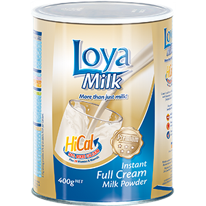 LOYA Instant Full Cream Milk Powder Tin 2 Pack of 400g