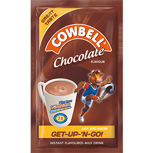 COWBELL Chocolate Instant Flavoured Milk Powder 20g x 30