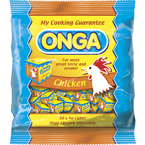 ONGA Chicken Seasoning Cubes Pack of 50 cubes 200g