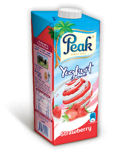 PEAK Yoghurt Drink Strawberry 1LTR