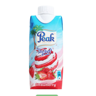 PEAK Yoghurt Drink Strawberry 318ml